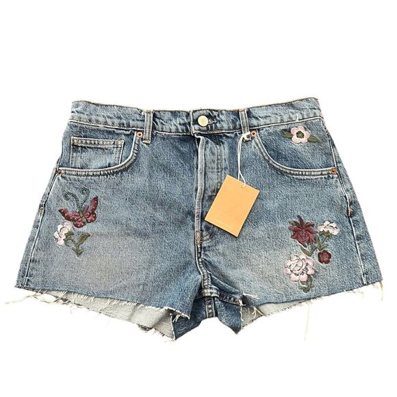 Reformation Charlie High Rise Jean Shorts Size 30 - Picture 1 of 11